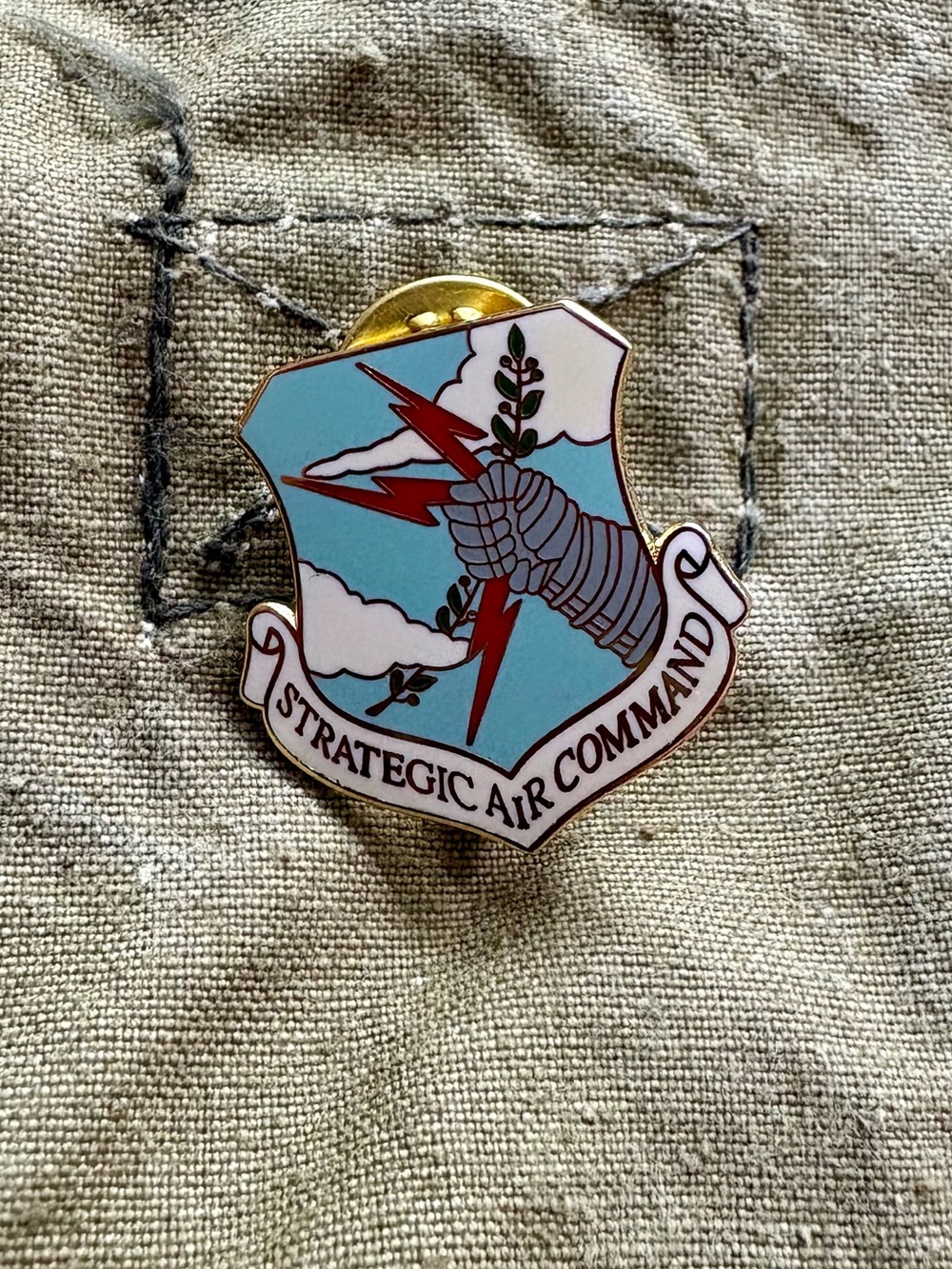 Strategic Air Command Enamel Pin